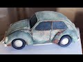 Car Cake Tutorial VW Beetle How To Make A 3D Car Cake