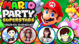 【4人コラボ】復活！！マリオパーティスーパースターズ生配信！【顔出し】