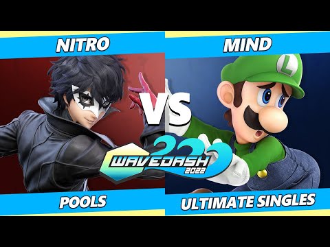 Wavedash 2022 - Nitro (Joker) Vs. Mind (Luigi) SSBU Ultimate Tournament