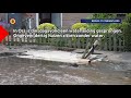 Waterleiding gesprongen in Oss, straat staat blank