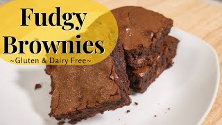 Gluten Free, Dairy Free FUDGY Brownies