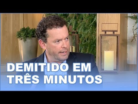 Fernando Rocha diz que foi demitido em três minutos: "Minha história é muito maior"