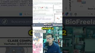 Instalar paquetes #excel #tips #python #programming #tips #rstudio #datascience #programming