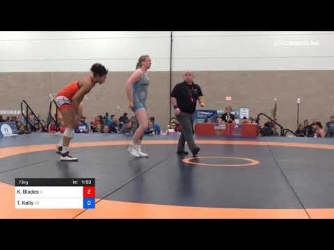73 Kg Rr Rnd 1 Kennedy Blades Team Illinois Vs Tristan Kelly Team Colorado