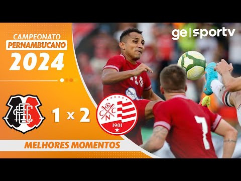 Gols e lances de Santa Cruz x Náutico