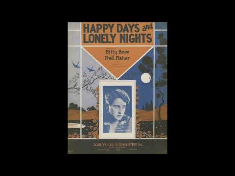 Happy Days And Lonely Nights (1928)