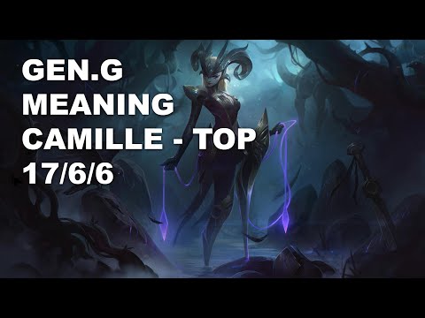 Gen.G Meaning Top Camille vs Aatrox - KR Grandmaster Patch 10.9