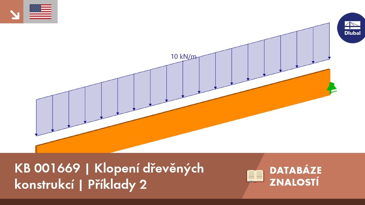 KB 001669 | Klopení dřevěných konstrukcí | Příklady 2