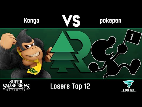 Konga (Donkey Kong) vs pokepen (Game & Watch) - Losers Top 12 - Evergreen Rising #9