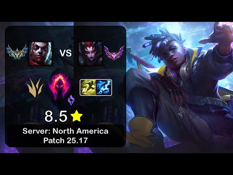 Ekko Jungle vs Elise - NA Challenger - Patch 25.17