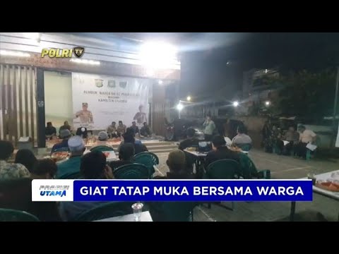 POLSEK CILEDUG GIAT TATAP MUKA CEGAH KAMTIBMAS