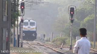 preview picture of video '14215 - GANGA GOMTI EXPRESS Skipping RAM CHAURA ROAD at its Full Speed | IRFCA | iRail Gyan.'