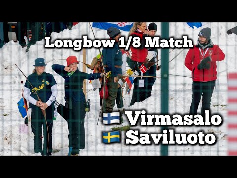 Virmasalo 🇫🇮 vs Saviluoto 🇸🇪 | Longbow 1/8 Match | European 3D Archery Championships 2025 Serbia