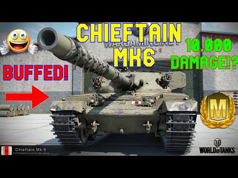 Chieftain MK6 - Buffed -10.000 Damage! Great Tank - World of Tanks Console Modern Armour Wot Console