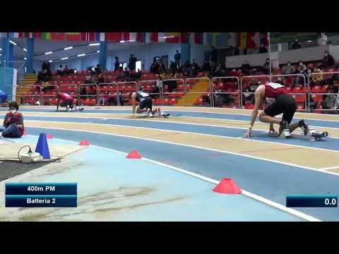 Lorenzo Benati 400 metri Batteria 2 Promesse | Campionati Italiani Indoor Juniores-Promesse 2022