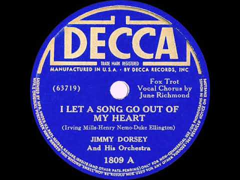 1938 Jimmy Dorsey - I Let A Song Go Out Of My Heart (June Richmond, vocal)