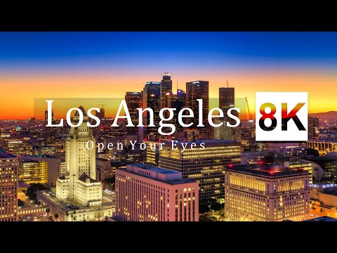 Los Angeles in 8K HDR - The City That Looks Like a Movie! (240FPS Magic!)