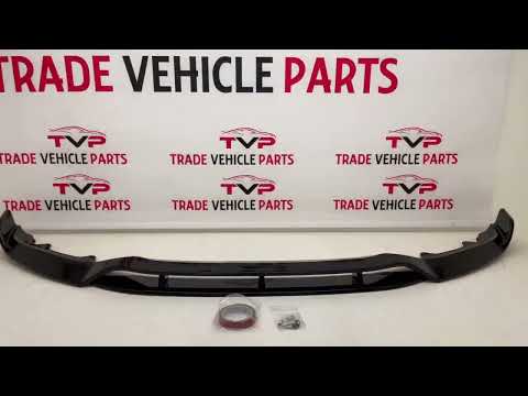 Fits BMW X5 F15 2013-2018 Front Lip Splitter Spoiler G05 M Performance Style Gloss Black video