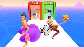 New Twerk Race Game / All levels Gameplay Androidios Walkthrough./ Play Gaming Channel/Funny game 🎮🎯