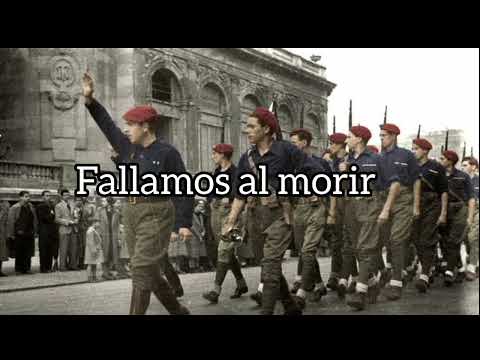 'Camisa azul' (blue shirt) - canción de la Falange marcha militar española.