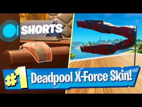 Find Deadpool's shorts + Salute Deadpool's pants Location - Fortnite Battle Royale