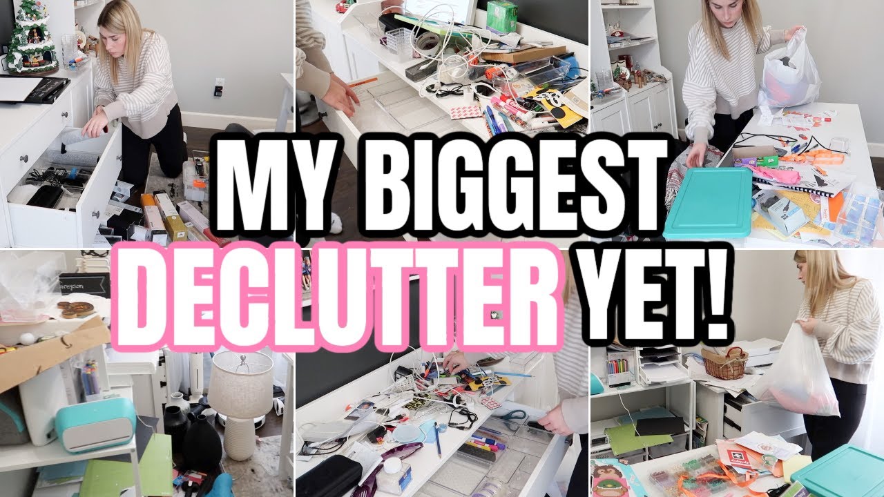 MY BIGGEST DECLUTTER EVER! | EXTREME DECLUTTER + ORGANIZE + DEEP CLEAN WITH ME