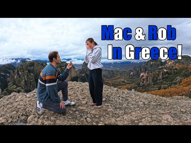 Travel vlog - EUROPE ADVENTURES WITH MAC!! // ATHENS, METEORA AND SANTORINI, GREECE 🇬🇷