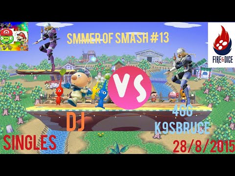 Sos13 - DJ (Alph/Sheik) vs 4GG K9sbruce (Sheik) - Smash Wii U #DJ #K9sbruce #Sheik ditto