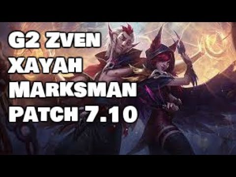 G2 Zven - Xayah vs Twitch Patch 7.10