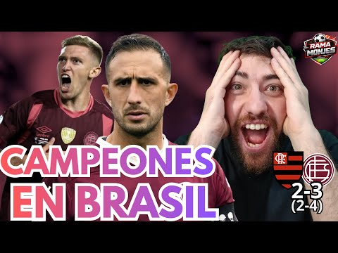 💥¡LANÚS CAMPEÓN en el MARACANÁ! ¡TRIUNFO ÉPICO 3-2 ante FLAMENGO y RECOPA HISTÓRICA! | REACCIÓN 