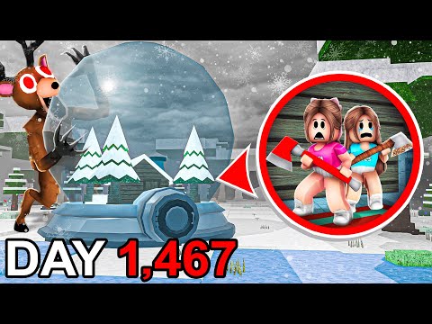 Surviving 99 Nights In a SNOWGLOBE!