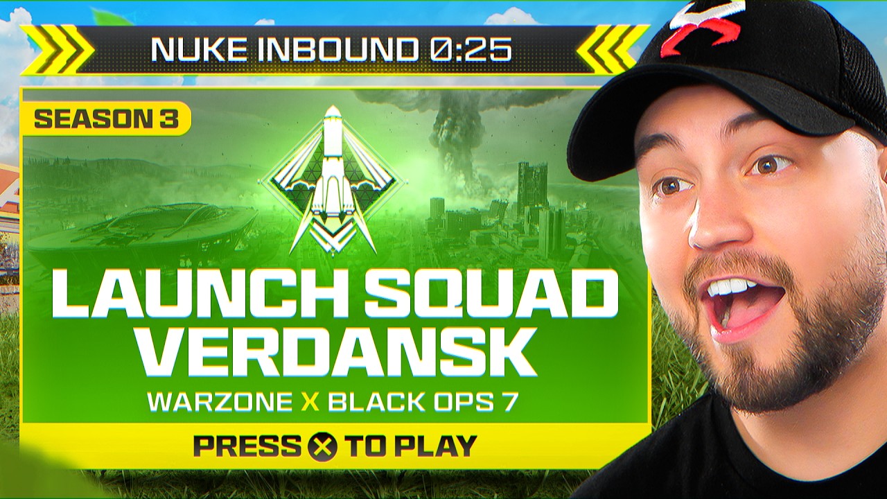the NEW LAUNCH SQUAD MODE in Call of Duty! (WZ BO7 Season 3)