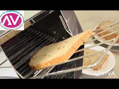 Conveyor bread toaster, toasting