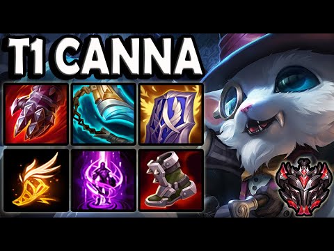 Gnar TOP vs Yasuo [ T1 Canna ] Patch 11.2 Korea Grandmaster ✅