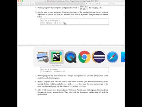 Python Tutorial 11exercise 1 Of Chapter 1