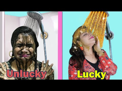 Lucky Vs Unlucky Challenge I Hungry Birds I Funny Challenge
