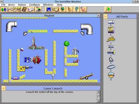 The Incredible Machine 3 - Medium Puzzles (1995) [Windows 3x]