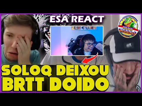 ESA REACT RENECRODILO BRTT ENL0UQUECENDO APÓS PARTIDAS DE LOL, KEIO INCRÉDULO COM FILA DO SLEZZY