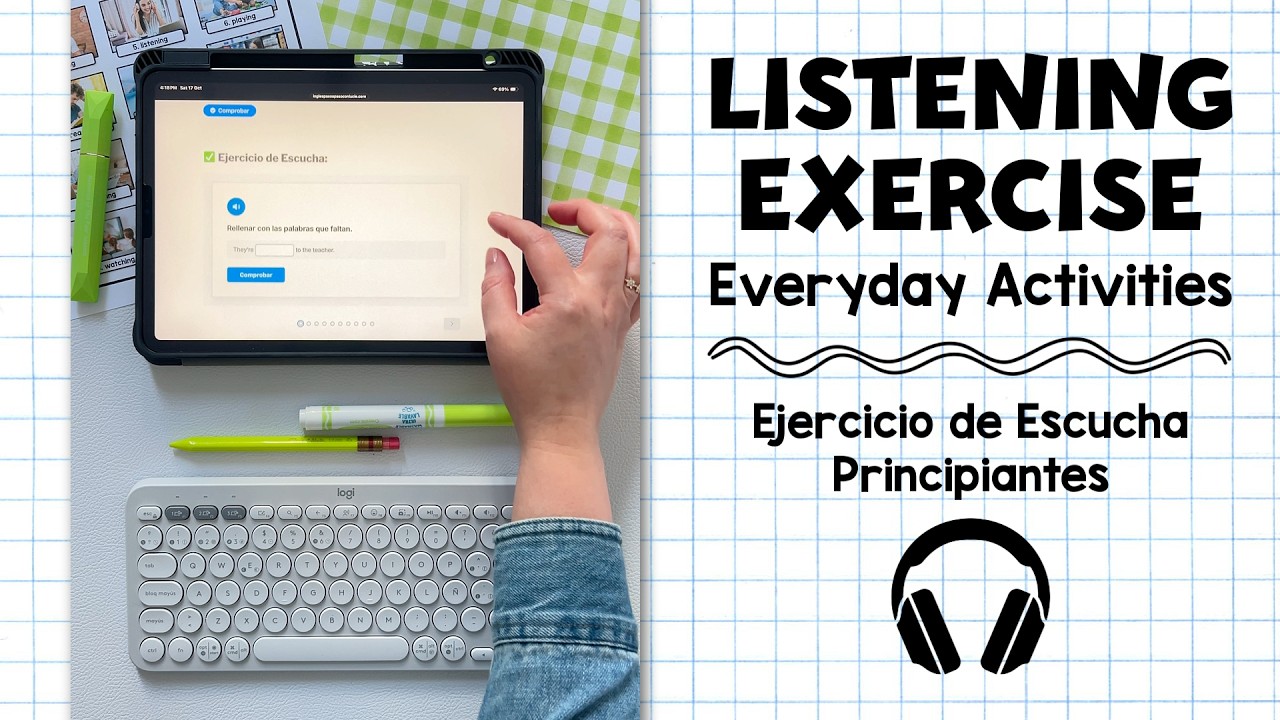 Vocabulario de Actividades Diarias en Inglés | Ejercicio de Escucha