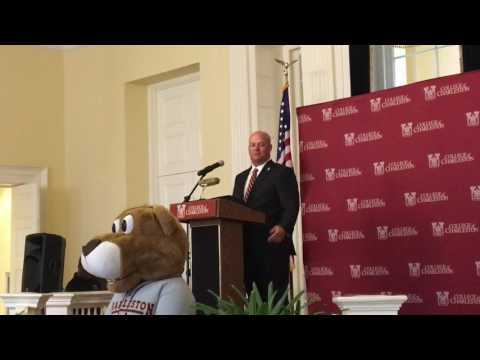 C of C baseball coach Chad Holbrook