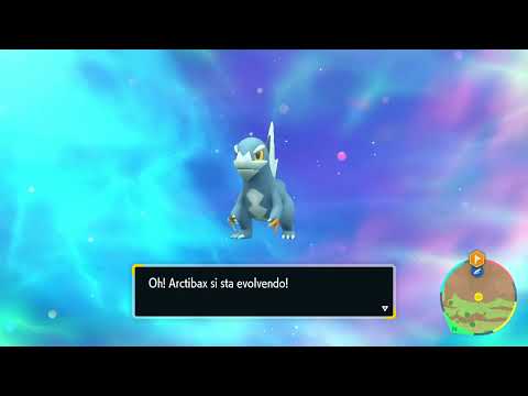 pokemom Scarlatto ecco come evolvere #Actibax in Baxcalibur# allivello 54!