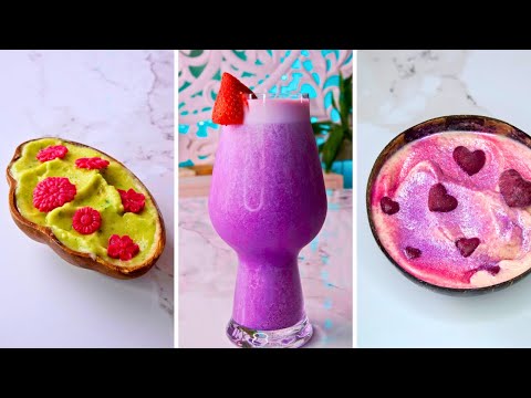 THICK & CREAMY SMOOTHIE BOWLS | Satisfying ASMR Recipes 🍓🥥
