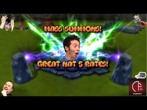 100 Summons! | Great Nat 5 Rates! | Summoners War