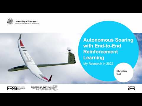 Autonomous soaring with end-to-end reinforcement learning