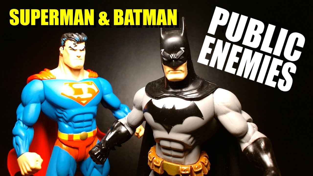 Superman Batman Public Enemies 2 Pack Box Set DC Direct Collectibles Action Figure Unboxing Review
