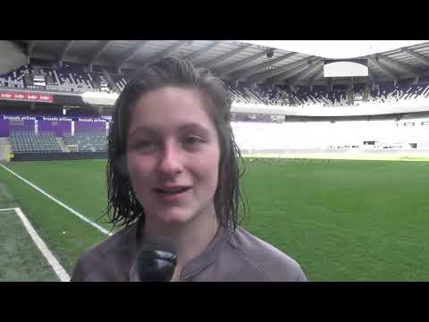 Kenza Vrithof après RSC Anderlecht - FWS Woluwe le 27.03.2021