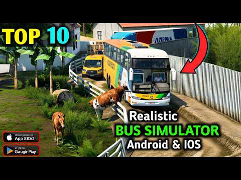 Top 10 Best Bus Simulator Games for Android & iOS 🚌 #dwaytec #onroadgames