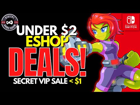 NEW Nintendo Switch Eshop SALE! New Release, Double Points and Secret VIP Sale! EPIC DEALS UNDER $2!