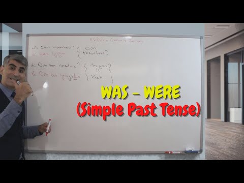 Simple Past Tense in Turkish ( Was  / Were ) -Turkish Lessons 59 - Turkish Grammar