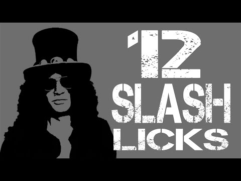 12 Slash Licks in the Key of G